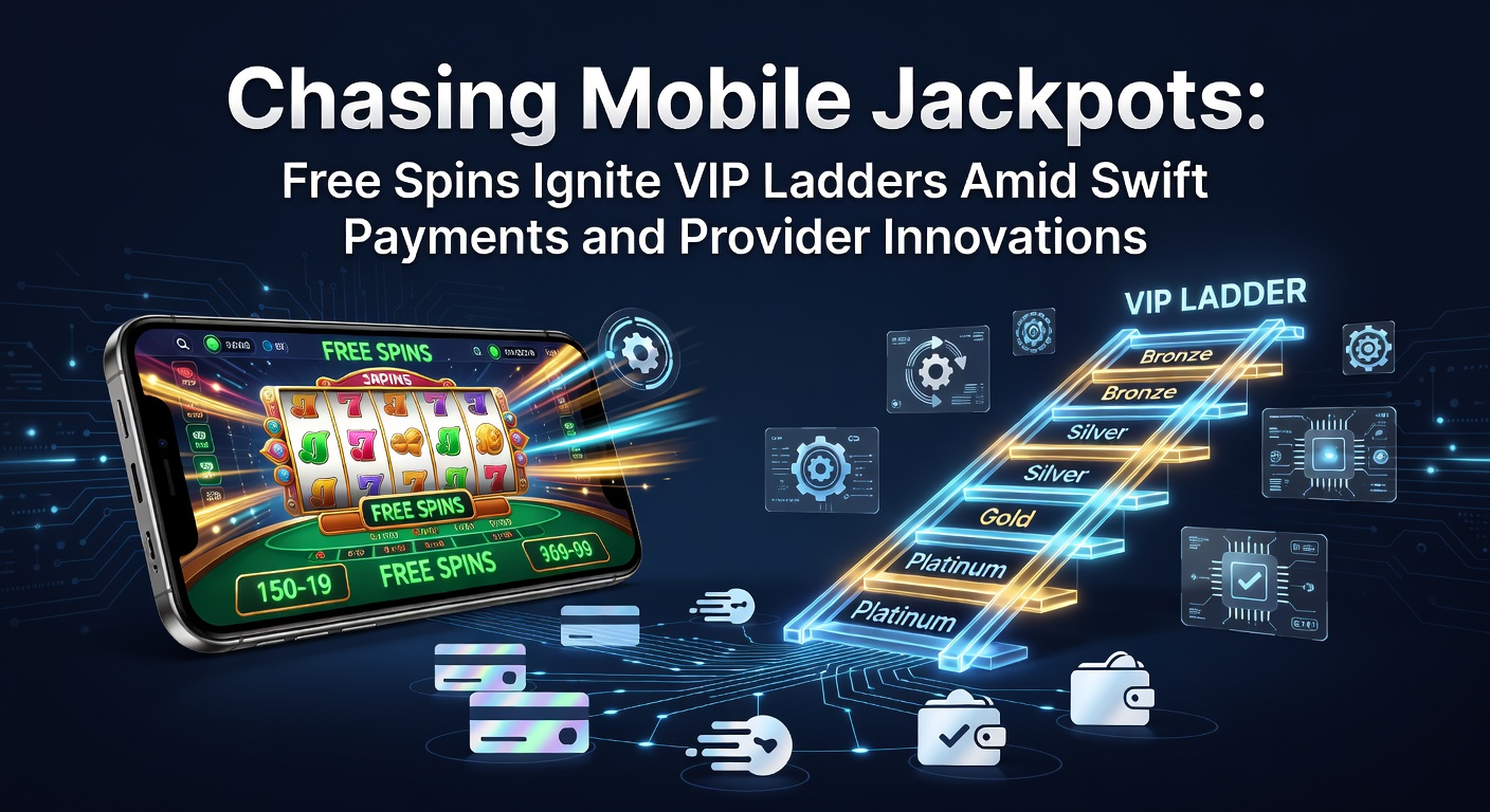 Speler jaagt op mobiele jackpot met draaiende slots en vuurwerk van gratis spins op smartphone-scherm