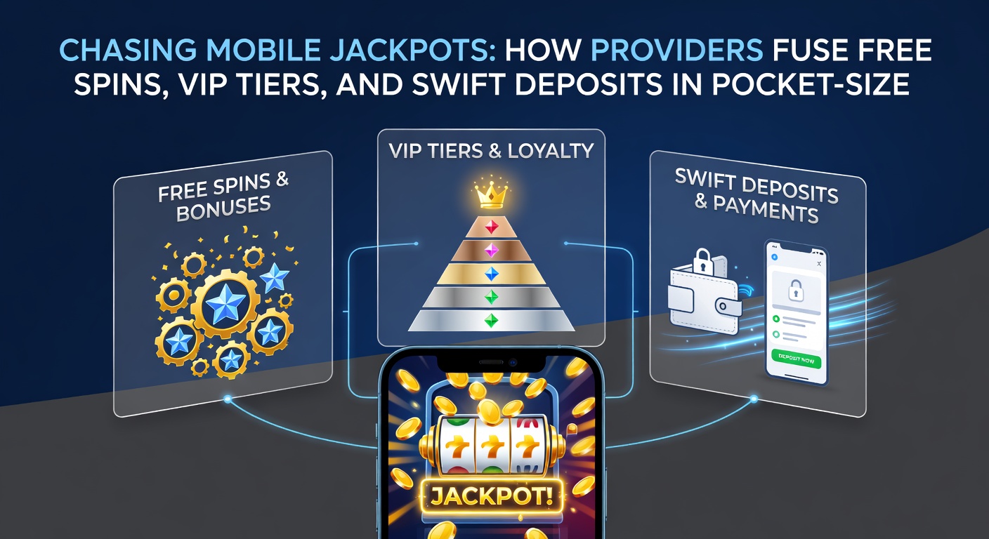 VIP-tier structuur op mobiel scherm met jackpot teller, spins en deposit knoppen zichtbaar