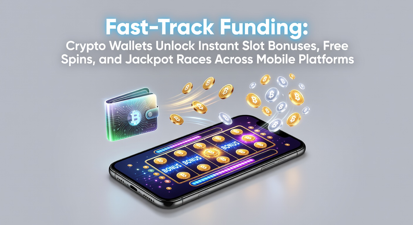 Mobiele telefoon met crypto-wallet integratie voor snelle slotbonussen en jackpotraces, inclusief grafische weergave van gratis spins en progressieve jackpots