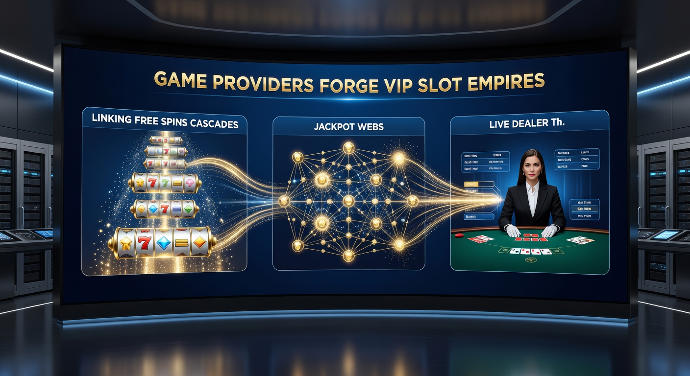 Dynamische close-up van een mobiel slot met live dealer achtergrond, jackpotwebben die pulseren en een cascade van gratis spins in actie, met VIP-badges zichtbaar