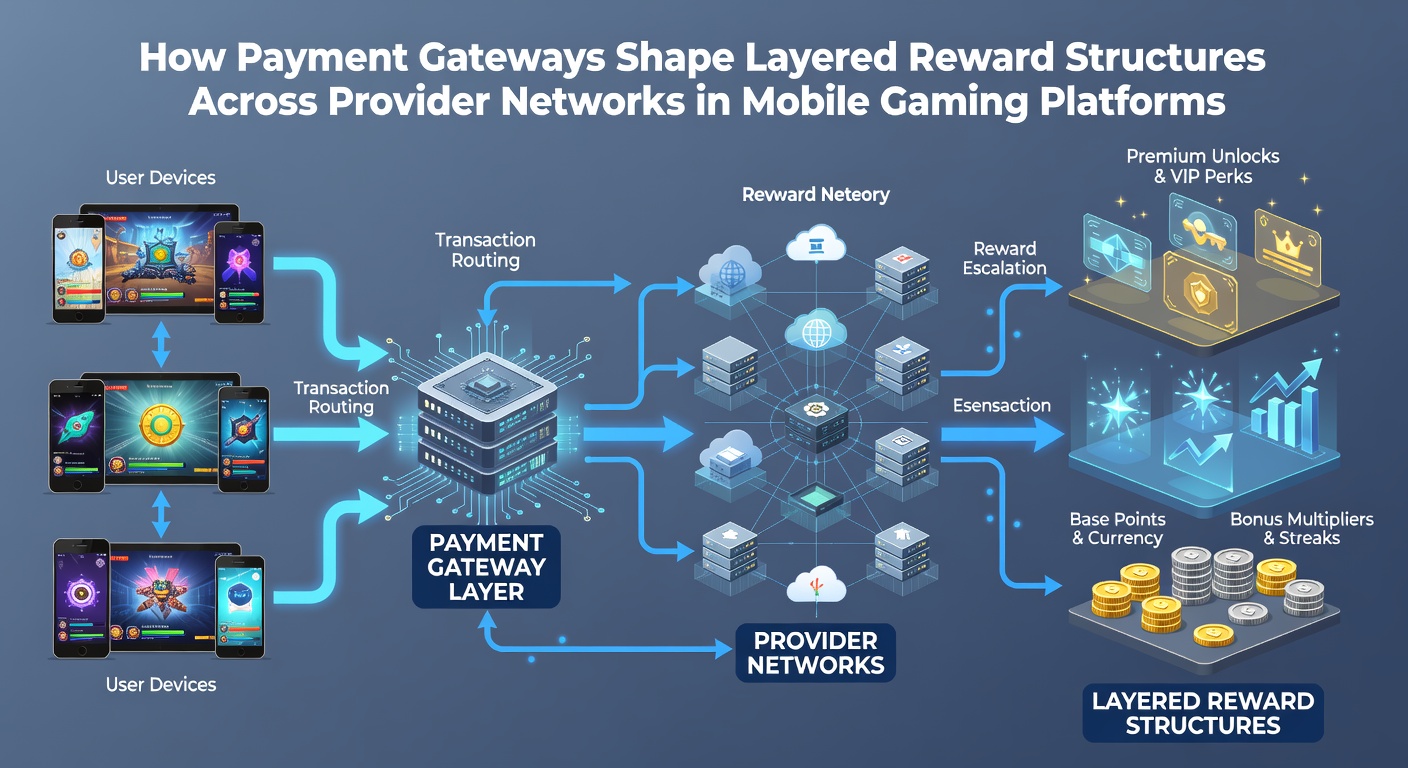 Gelaagde beloningen in mobiele gaming via betalingsnetwerken