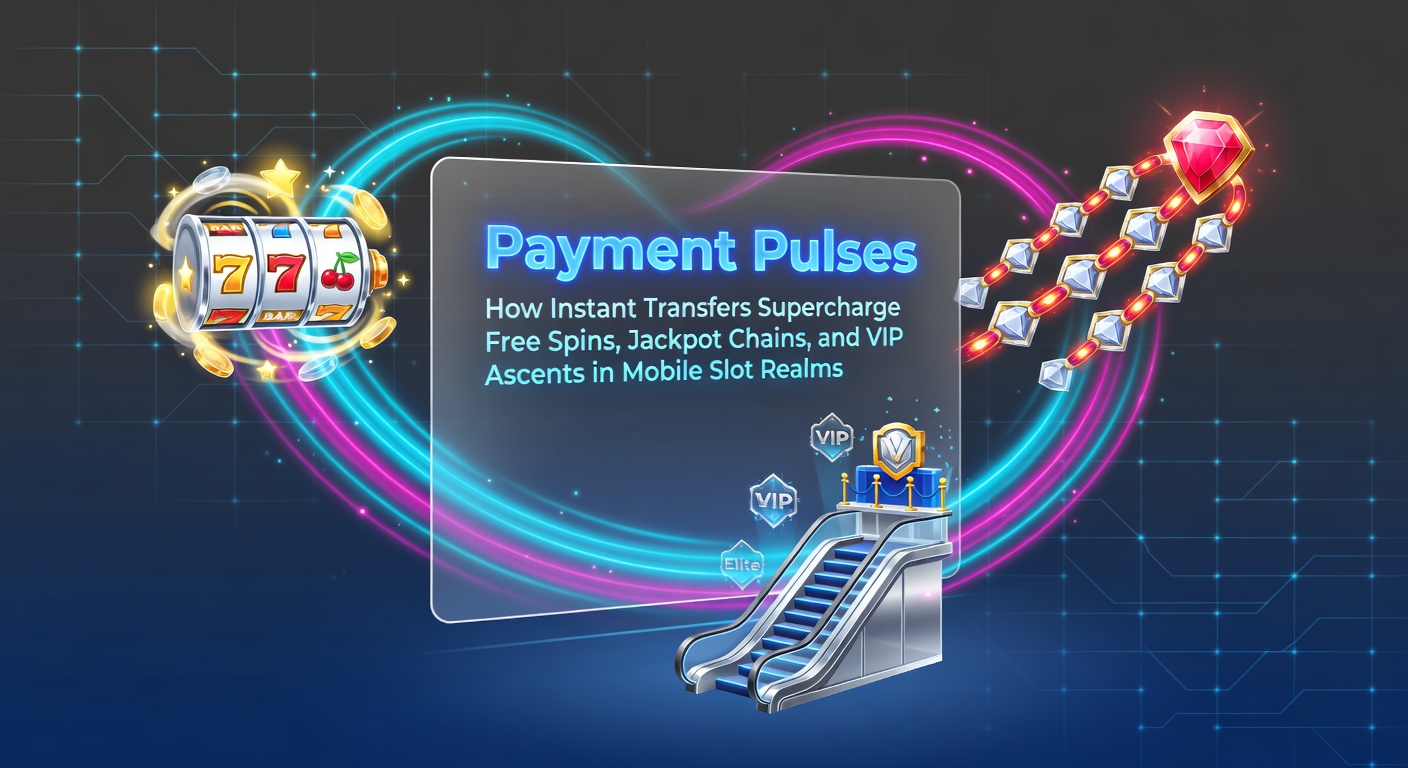 Mobiel slotspel met bliksemsnelle betalingsiconen en draaiende rollen vol free spins en jackpotmeters