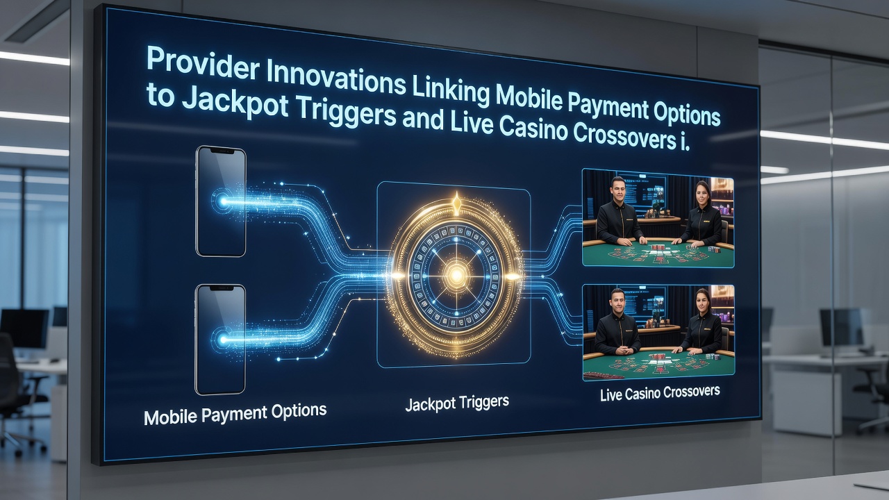Weergave van live casino crossover met VIP jackpot triggers via mobiele betalingen