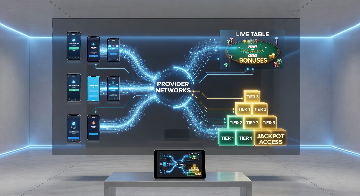 Netwerkstructuren die mobiele deposits verbinden met getrapte jackpots en live casino bonussen