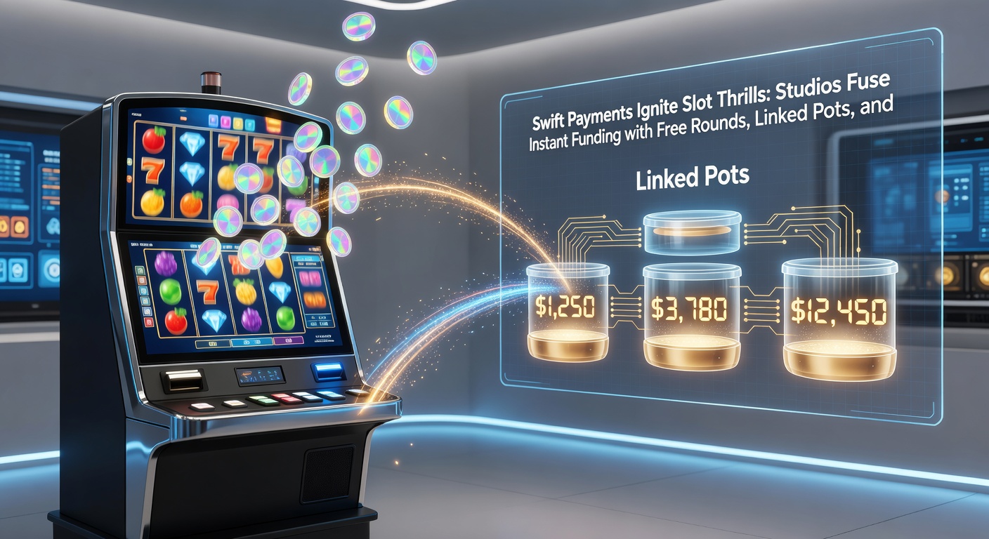 Visualisatie van groeiende ketenjackpots met snelle stortingspijlen en mobiele live-integraties