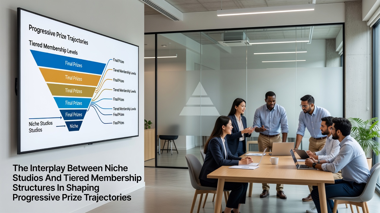 Diagram van progressieve prijs triggers in hybride reel en tafel spellen met lidmaatschap niveaus
