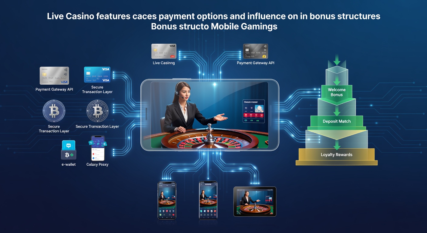 Overzicht van live casino integraties met betalingsopties in mobiele casino apps